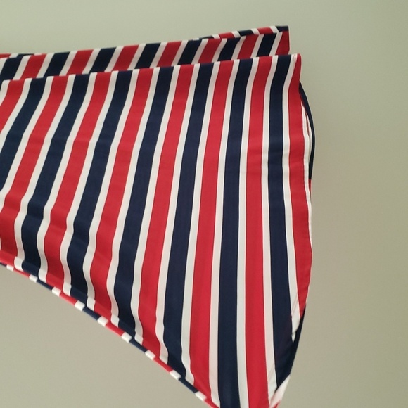 Liberty Park Swing Dress XL Red White Blue Casual Soft Short Sleeve Patriotic - Picture 4 of 12